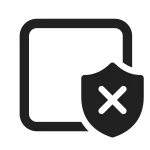 Tab Tracking Prevention SVG Icon